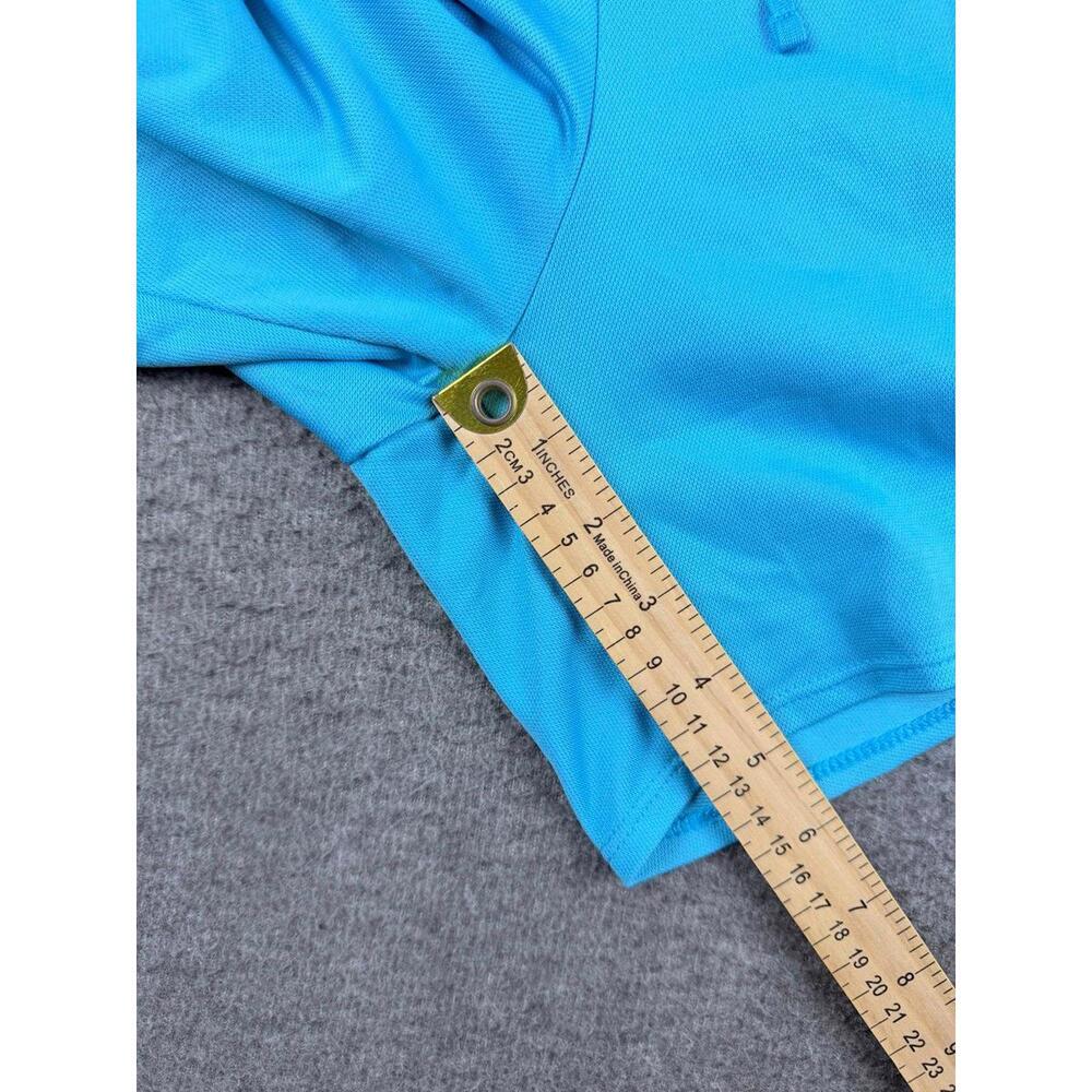 Nike Women's Small Dri-FIT Attack Training Shorts Laser Blue Rollover Waist - Picture 7 of 9